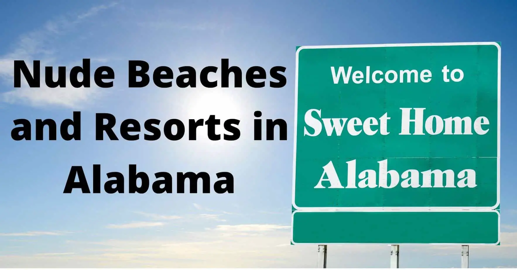 Nude Beaches and Resorts in Alabama