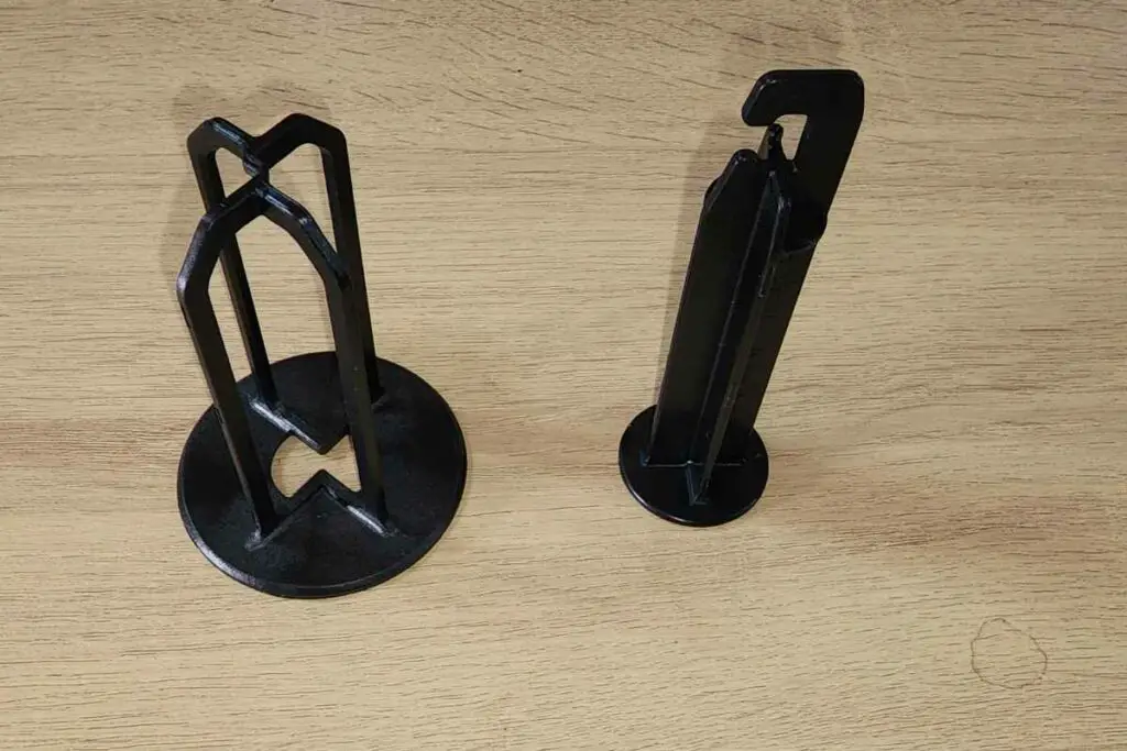 The Total Man System weight hangers