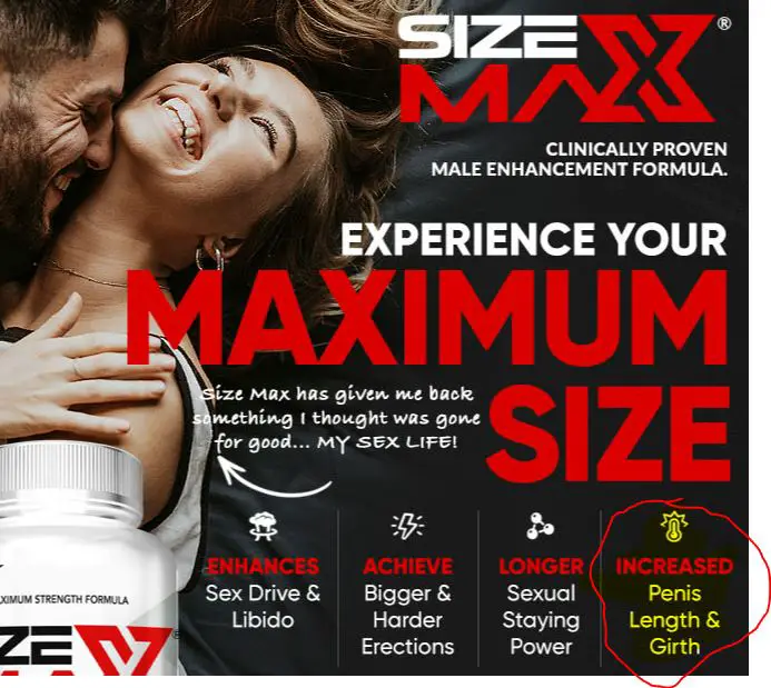 size max male enhancement supplement claims